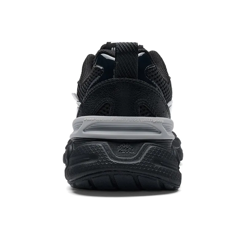 Kappa SERIES Cushioning Abrasion Resistant Balance Low Top Running Shoes Unisex Black-4