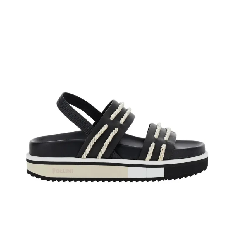 Pollini One Strap Sandals Women's Black-1