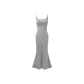 Gray Long Skirt