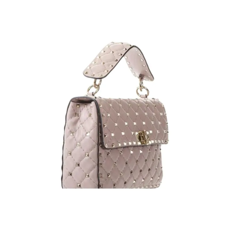 Valentino GARAVANI Sheepskin Handbag Medium Size Women's Nude-2