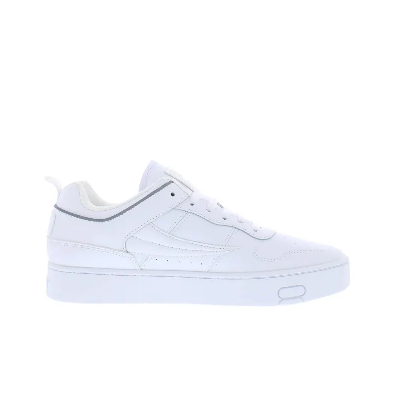 FILA Abrasion Resistant Low Top Skateboard Shoes Men's White-1