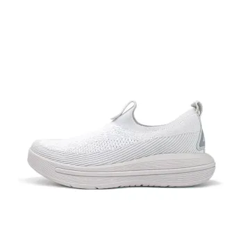 PEAK Breeze 3.0 Cushioning Abrasion Resistant Lightweight Low Top Casual Shoes Men's White Flower Yarn