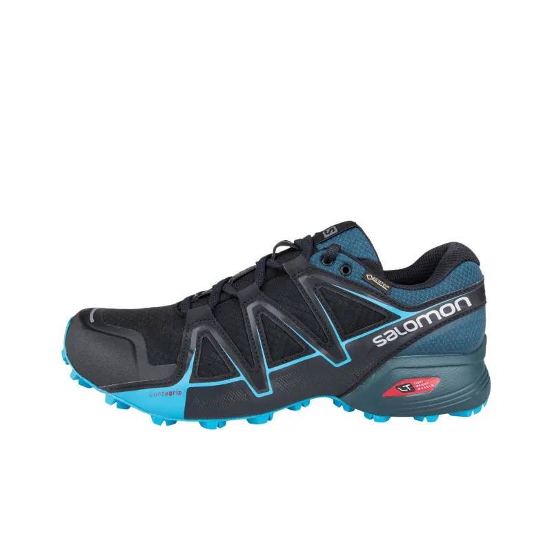 SALOMON Speedcross Vario 2 Abrasion Resistant Low Top Trail Running Shoes Men's Black-0