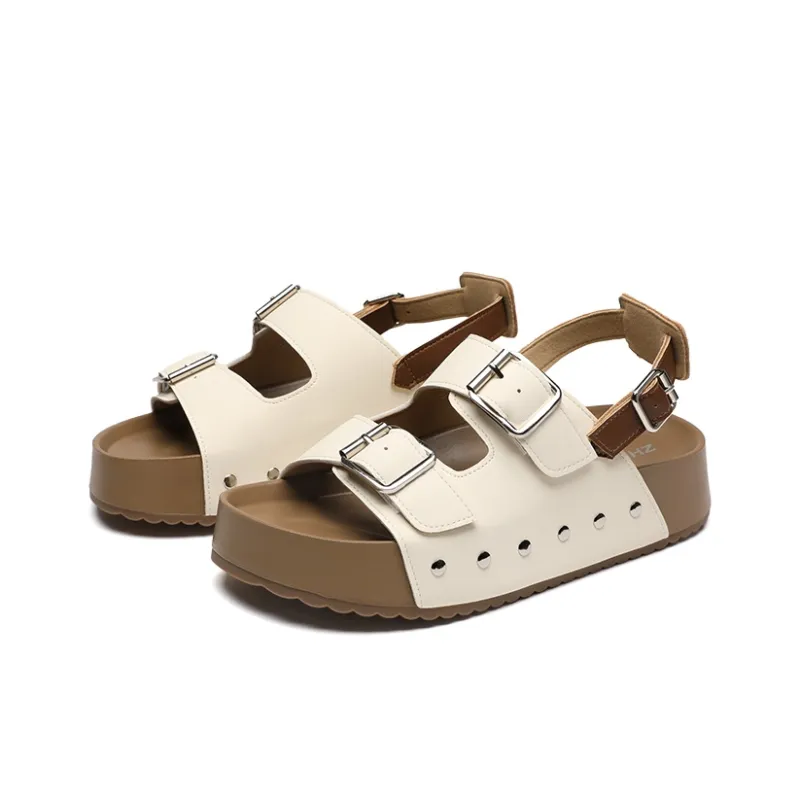 ZHR Birkenstock Style Mops One Strap Sandals 3cm Women's-1