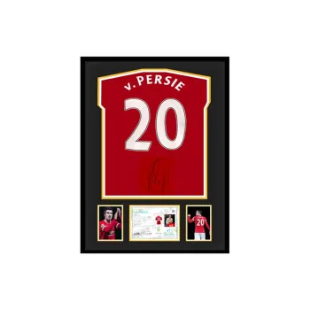 Three For 2013 14 Manchester United Team Jersey EM Certificate, Deluxe Mounting, Outer Frame Approx. 65x85cm Unisex