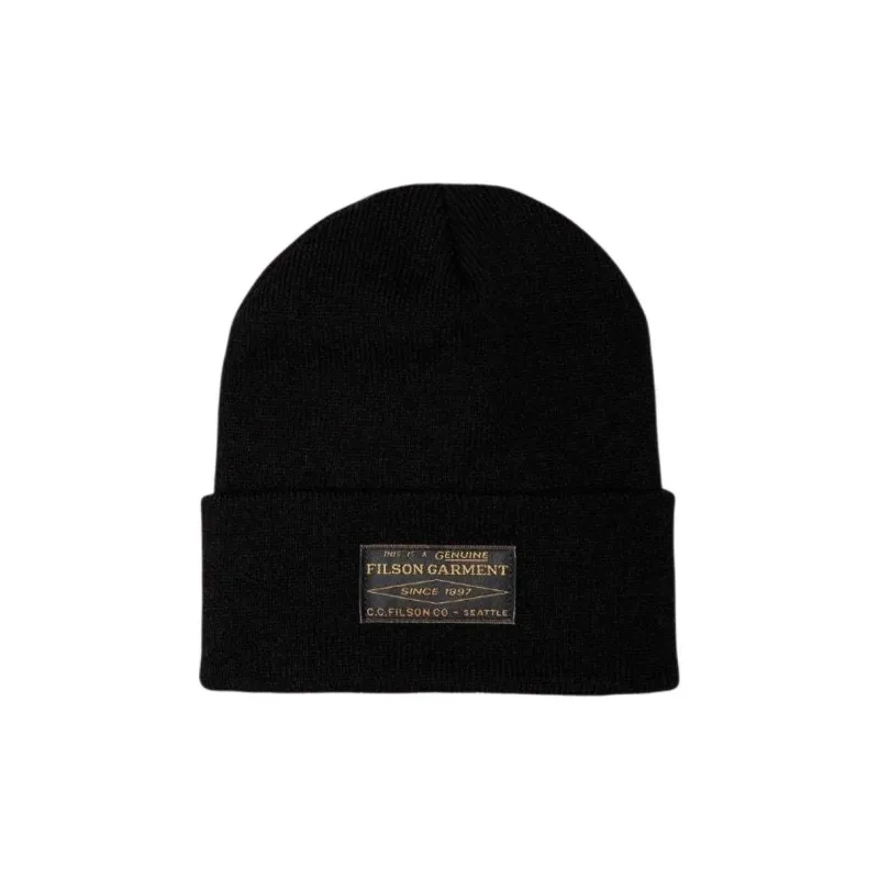 Filson Acrylic Beanies Unisex Black-0