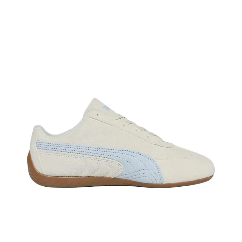 PUMA Speedcat Breathable Low Top Casual Shoes Unisex Beige Blue-1
