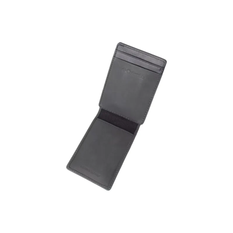Columbia Genuine Leather Card Holder Men's Black-2