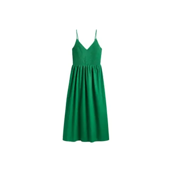 H&M Slip Dresses Women's Green