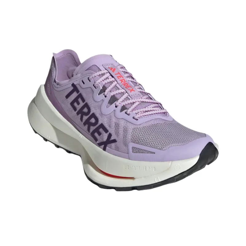 Adidas TERREX AGRAVIC SPEED ULTRA Abrasion Resistant Low Top Running Shoes Women's Purple-2