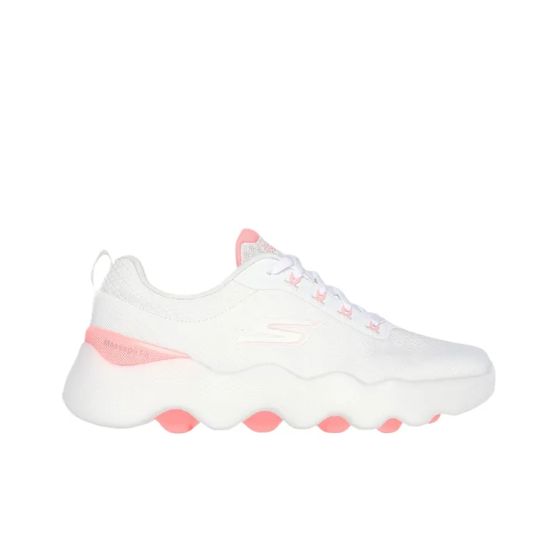 Skechers Go Walk Massage Fit Low Top Training Shoes Women's Ecru-1