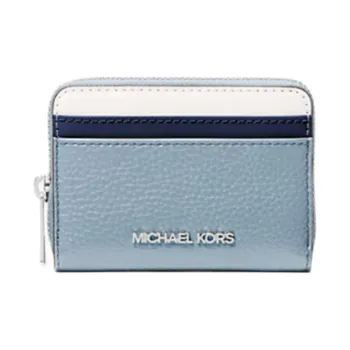 MICHAEL KORS Polyurethane Wallet Medium Size Unisex Blue & White