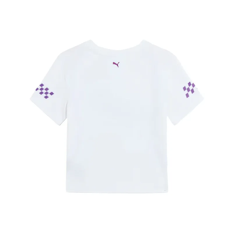 PUMA SHORT T Shirt Women's White-1