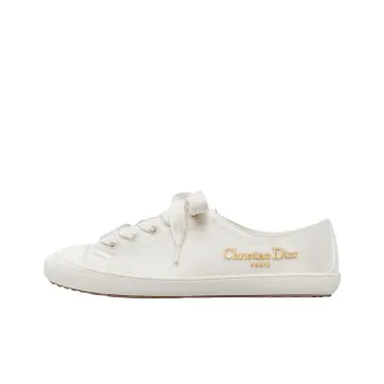 DIOR Dioriviera Lucky Low Top Skateboard Shoes Women's White