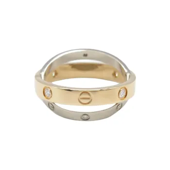 CARTIER 18K White Gold, 18K Rose Gold, Diamond Rings Women's Gold