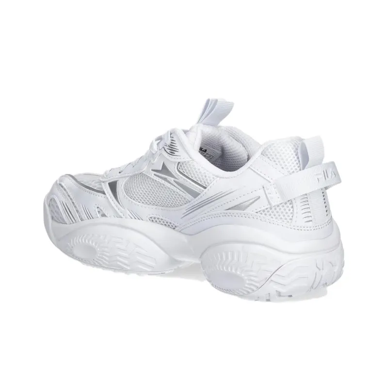 FILA Abrasion Resistant Low Top Casual Shoes Women's White-3