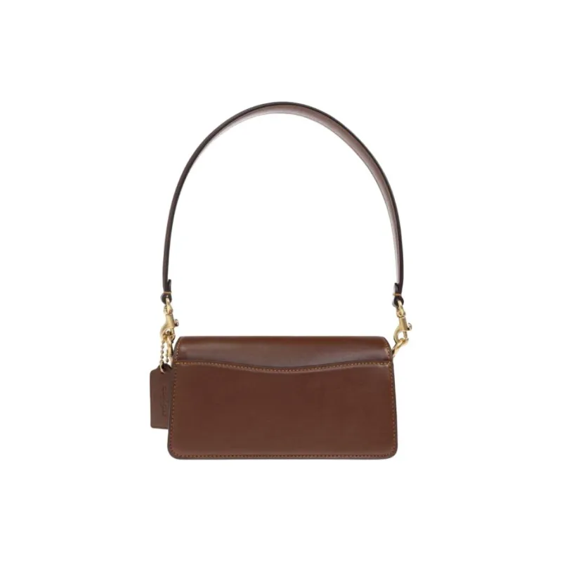 COACH Tabby Cow Leather Shoulder Bag Trumpets Women's Brown-2