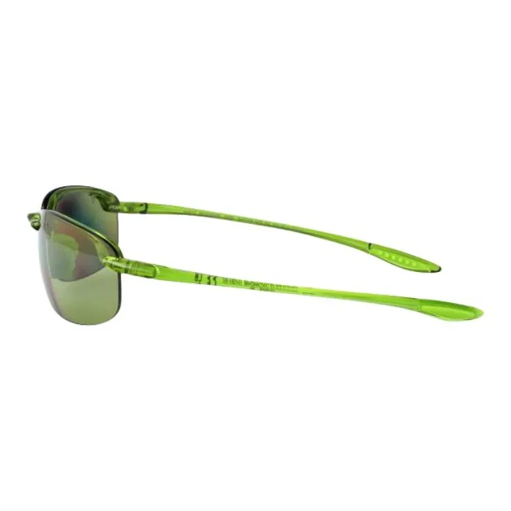Maui Jim Nylon Irregular Shape Sunglasses Unisex Green-2