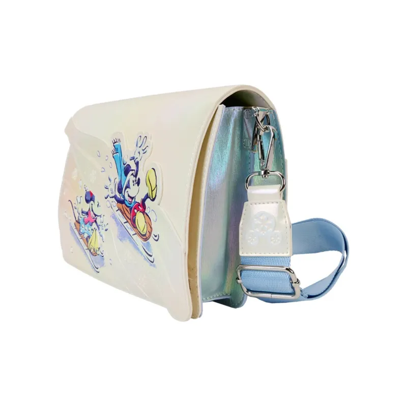 Loungefly Faux Leather Crossbody Bags Women's White-1
