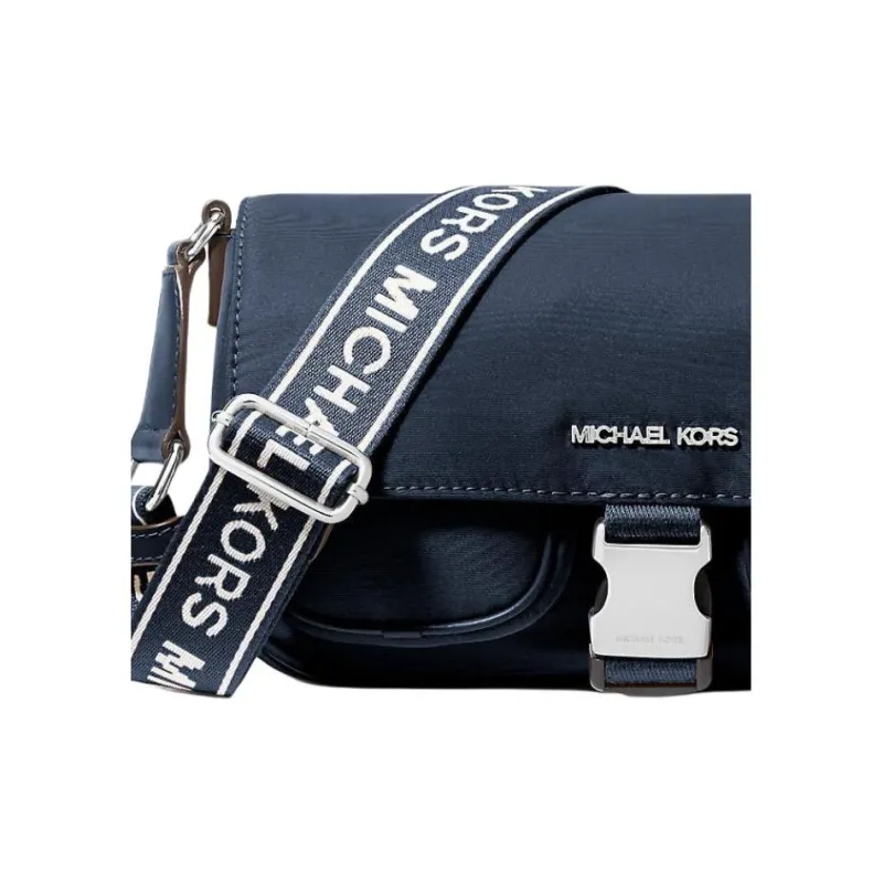 MICHAEL KORS Nylon Messenger Bag, Shoulder Bag, Crossbody Bag Medium Size Women's Marine Blue-2