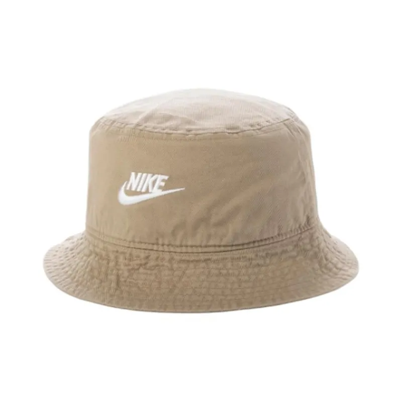 Nike Washed Cotton, Cotton Bucket Hats Unisex Khaki-0
