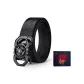 Gunmetal Buckle Cow Leather Strap