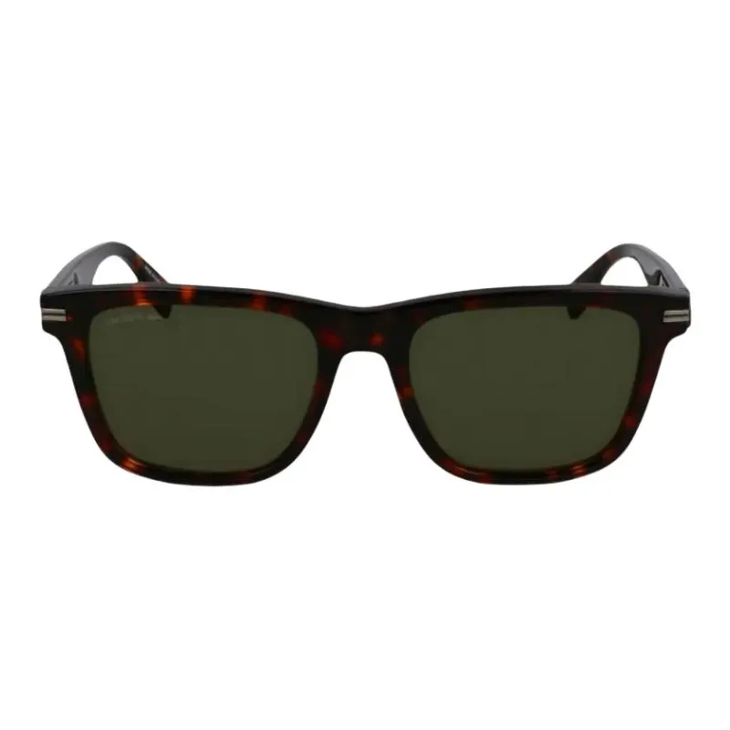 LACOSTE Acetate Square Sunglasses Men's Black-1