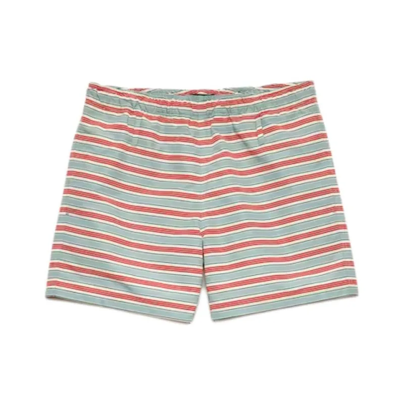 PRADA SS25 Swimming Shorts Men's Star Realm Blue-0