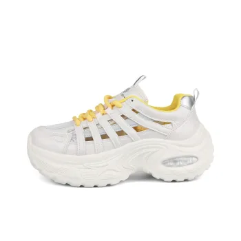 Daying Slip Resistant, Waterproof, Breathable, Lightweight Height Increasing Low Top Chunky Sneakers Women's