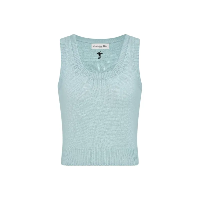 DIOR Cashmere Sweater Women's Light Blue-1