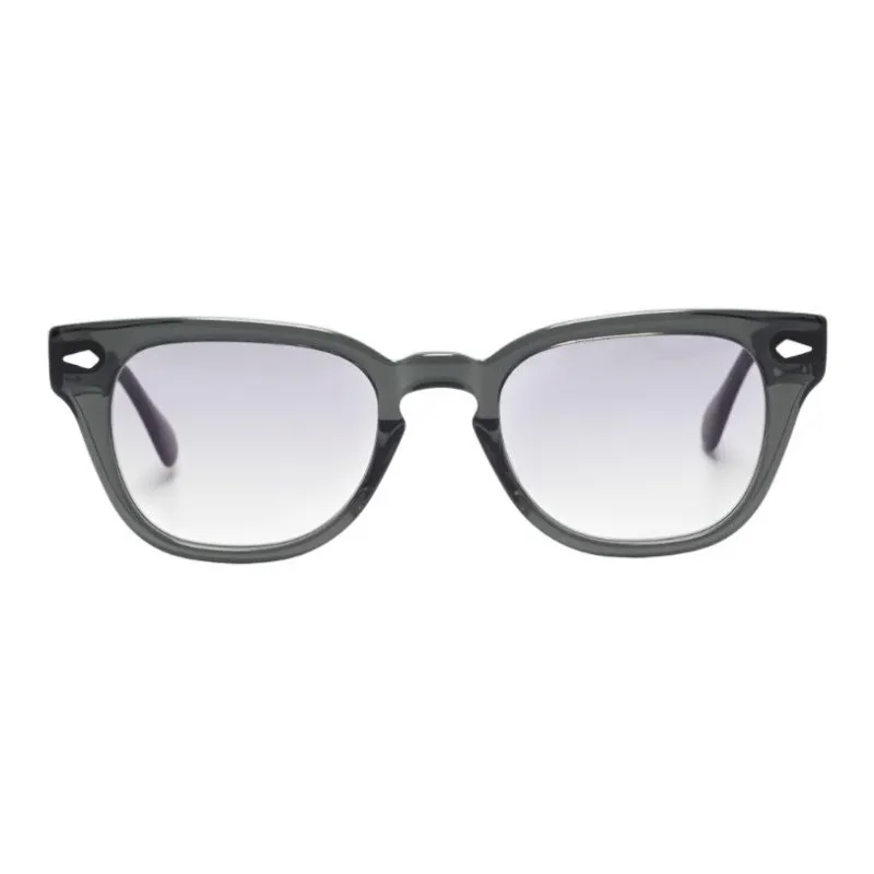 MOSCOT Acetate Irregular Shape Sunglasses Women's Black-1
