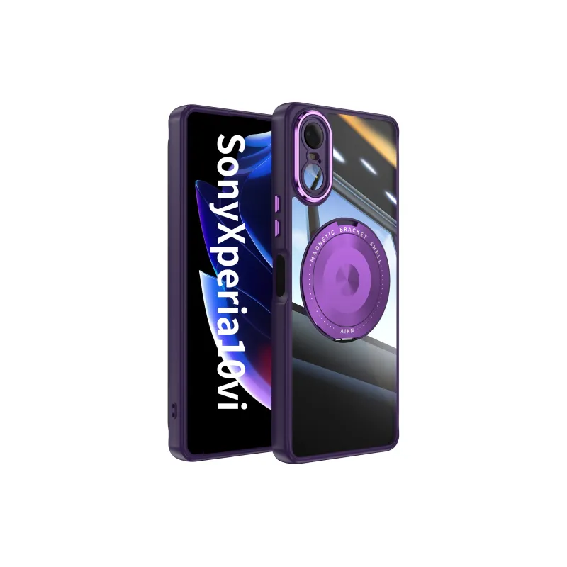 MOWEITU Magnetic 360 Stands Phone Cases Compatibility Sony Xperia 10 VI-21