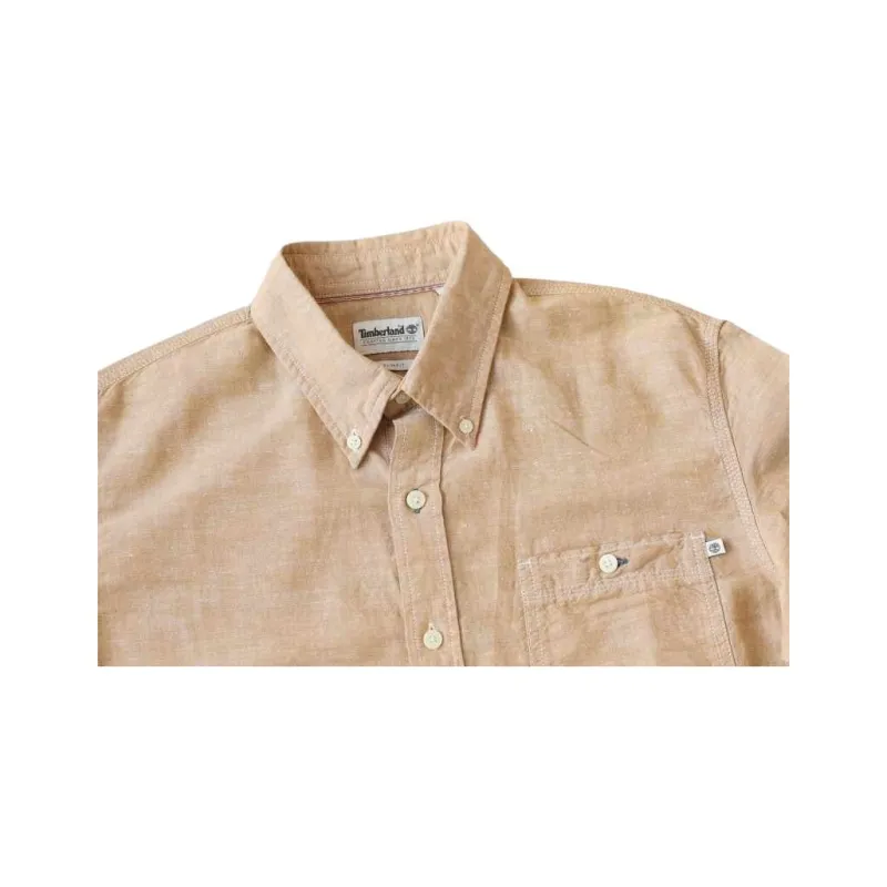 Timberland Shirt Men's Brown Beige-2