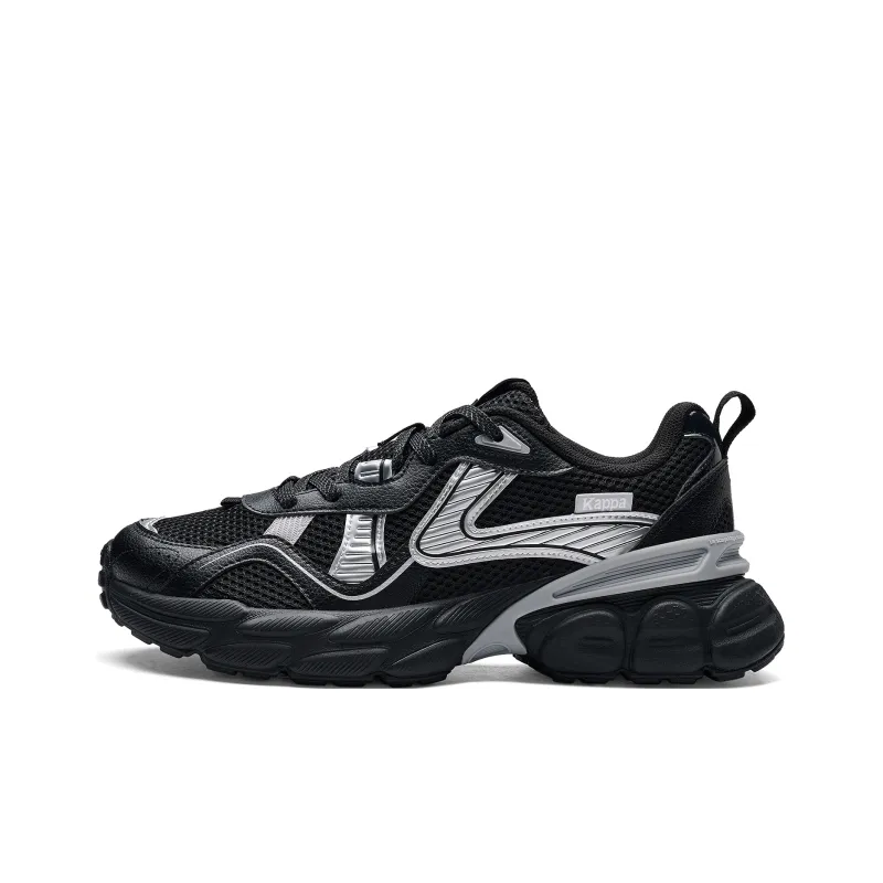 Kappa SERIES Cushioning Abrasion Resistant Balance Low Top Running Shoes Unisex Black-0