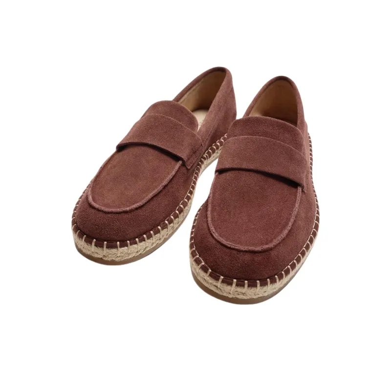 ZARA Loafers Men Brick Red-2