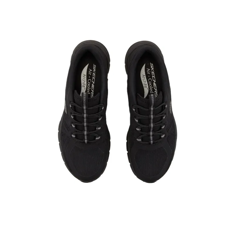 Skechers ARCH FIT VISTA Low Top Casual Shoes Women's Black-4
