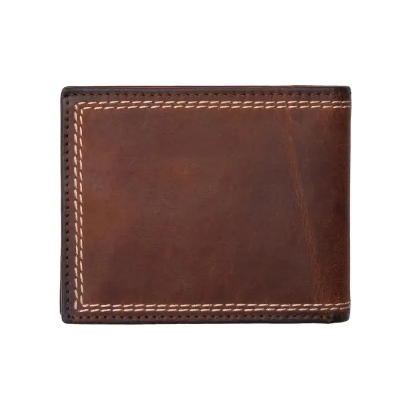 Columbia Leather Wallet Men's Brown-1