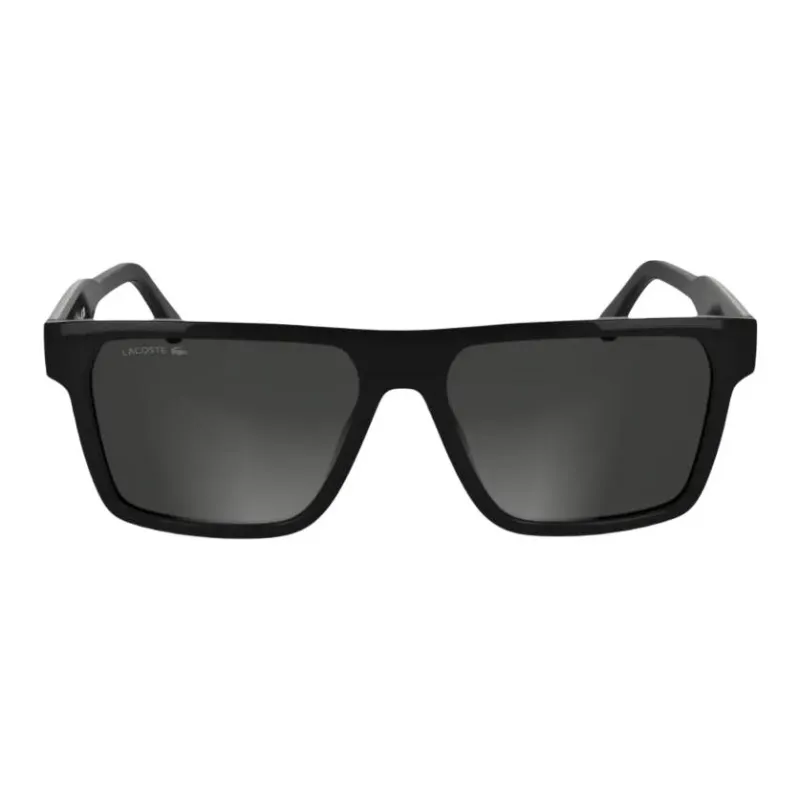 LACOSTE Acetate Square Sunglasses Men's Black-1