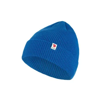 Fjallraven Recycled Polyester, Fabric, Knitted Fabric Beanies Unisex Blue