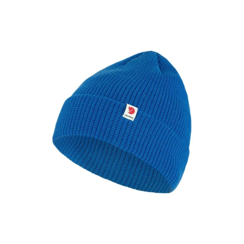 Fjallraven Recycled Polyester, Fabric, Knitted Fabric Beanies Unisex Blue-0