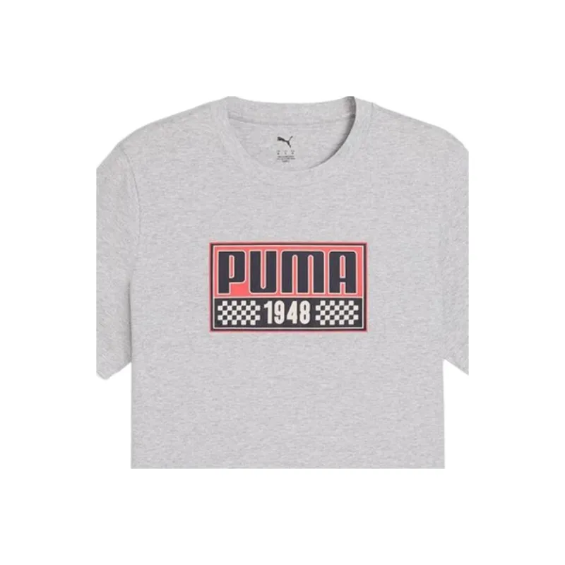 PUMA GRAPHICSMoto T Shirt Men's Gray-3