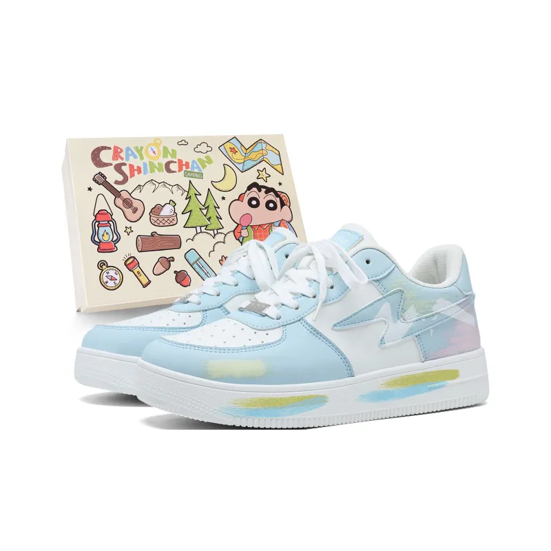Crayon Shinchan Low Top Skateboard Shoes Unisex-36