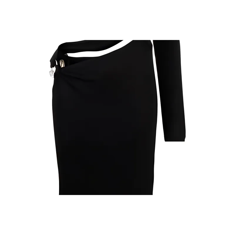 CHRISTOPHER ESBER Long-Sleeved Dresses Women's Black-3