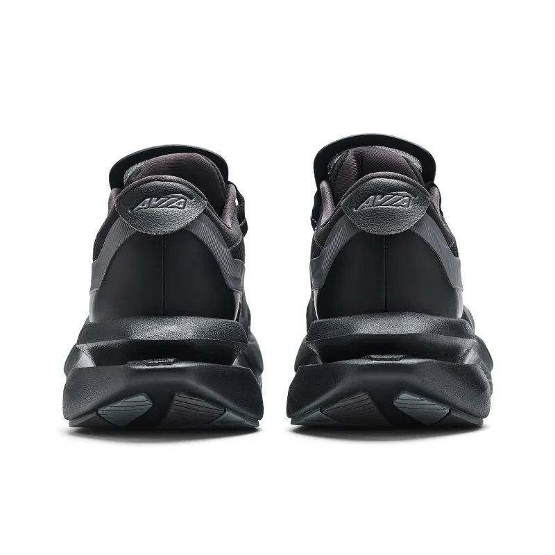 AVIA Sports Life Collection Cushioning Height Increase Low Top Running Shoes Unisex Black-3