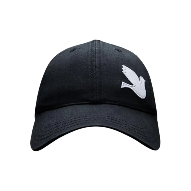 Anta Life Collection Enzyme Wash Baseball Caps Unisex Basic Black-1