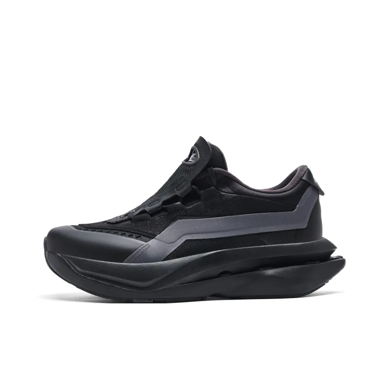 AVIA Sports Life Collection Cushioning Height Increase Low Top Running Shoes Unisex Black-0