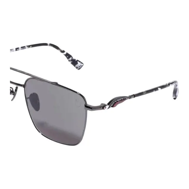 A BATHING APE Aviator Sunglasses Unisex Silver-2