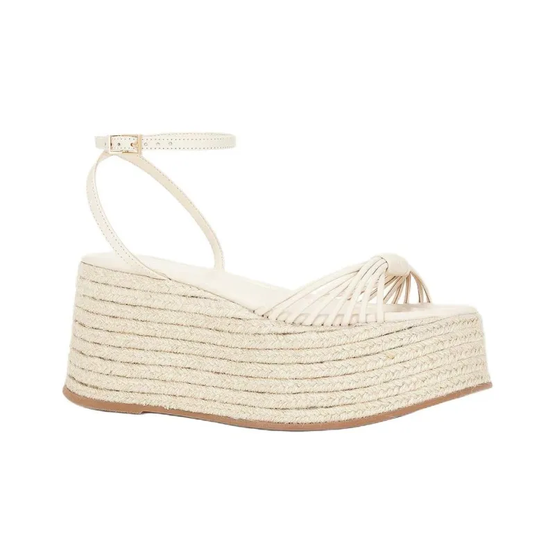 Schutz Livia One Strap Sandals 7.5cm Women's White-2