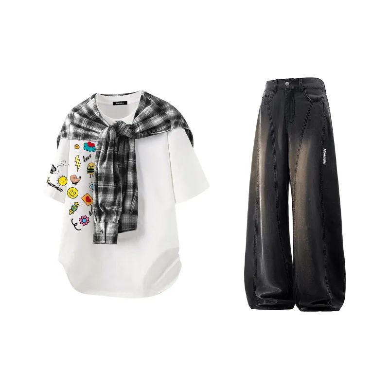 HUANQIU Casual Sportswear Unisex-4