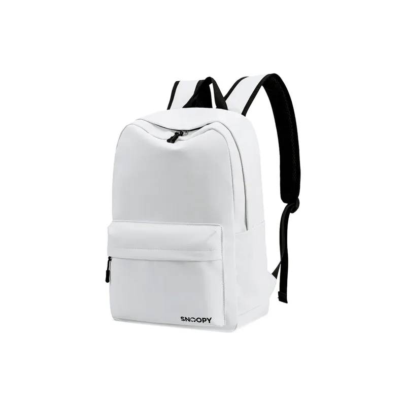 SNOOPY Polyester Backpack Unisex Black/White-2